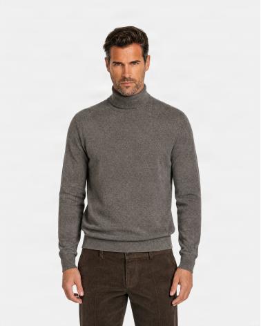 COL  ROULÈ GRAN SASSO PUR CASHMERE MARRON