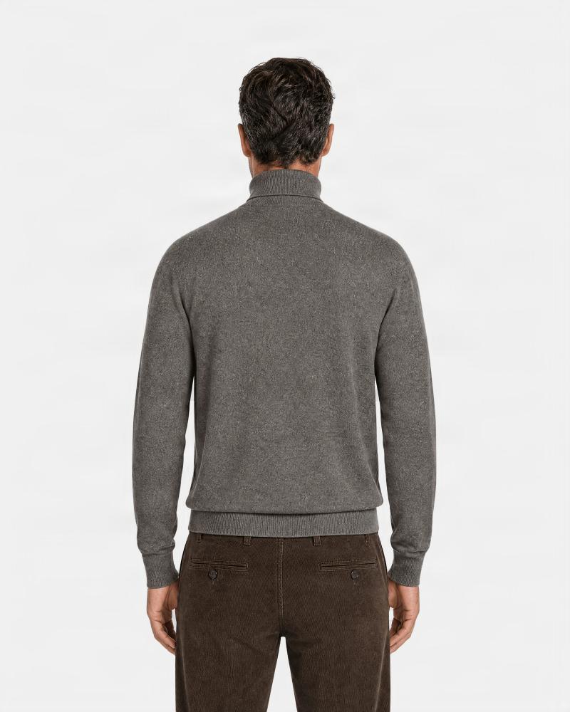COL  ROULÈ GRAN SASSO PUR CASHMERE MARRON