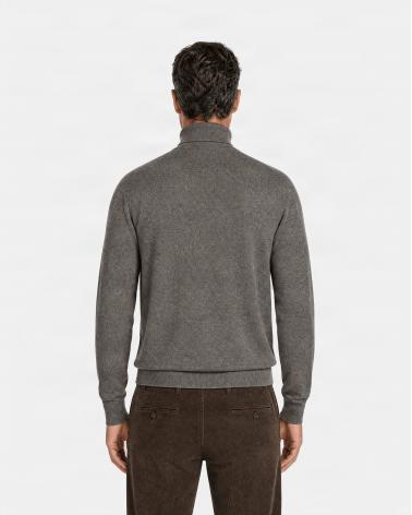 COL  ROULÈ GRAN SASSO PUR CASHMERE MARRON
