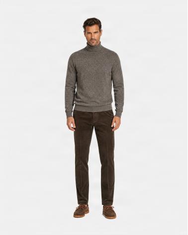 COL  ROULÈ GRAN SASSO PUR CASHMERE MARRON