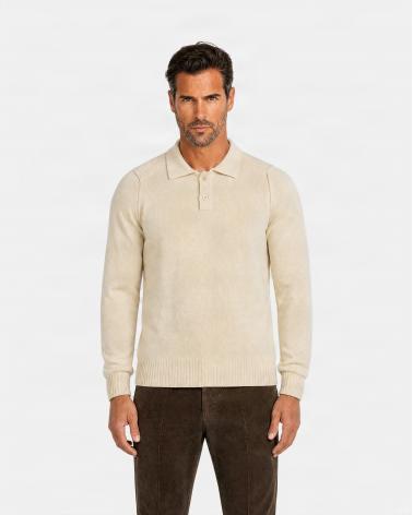 POLO MAILLE D FIESOLI DF 5130 ECRU