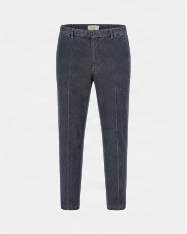 PANTALON BRIGLIA BG61 CÔTES FINES GRIS