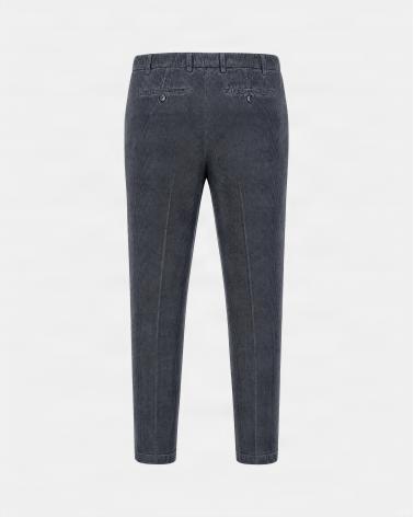 PANTALON BRIGLIA BG61 CÔTES FINES GRIS