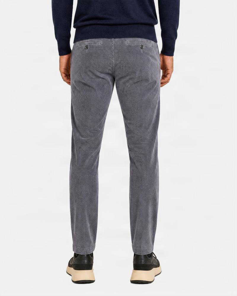 PANTALON BRIGLIA BG61 CÔTES FINES GRIS