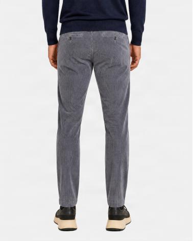 PANTALON BRIGLIA BG61 CÔTES FINES GRIS