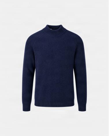 PULL D FIESOLI COL MONTANT DF0039 MARINE