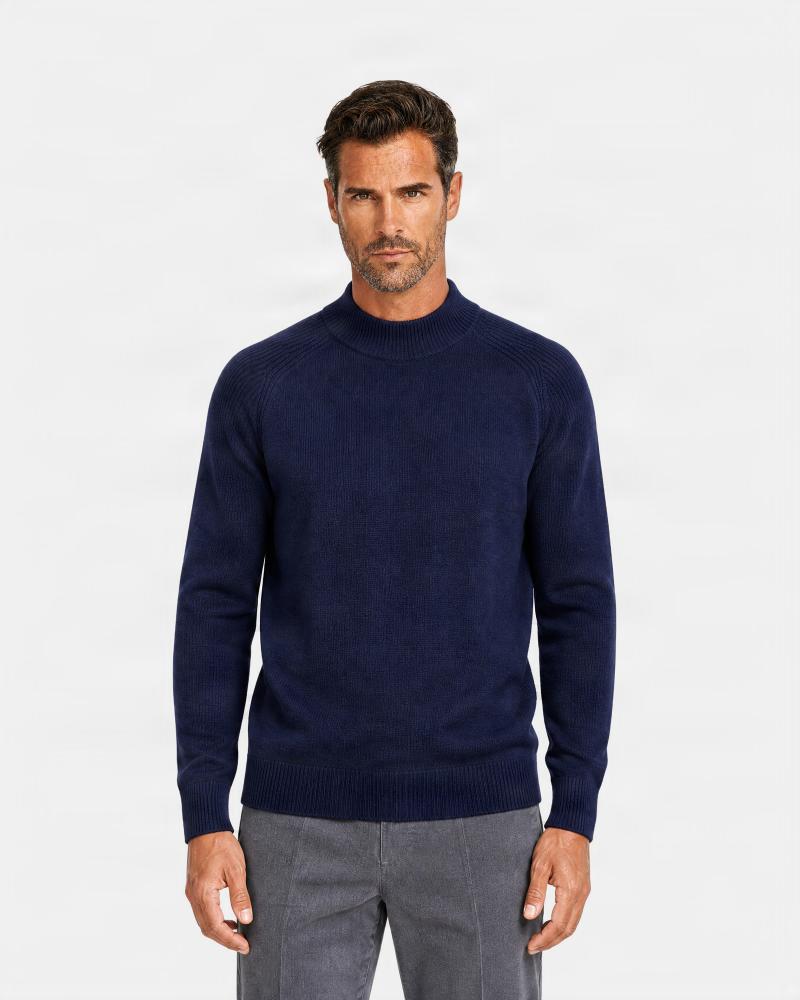PULL D FIESOLI COL MONTANT DF0039 MARINE