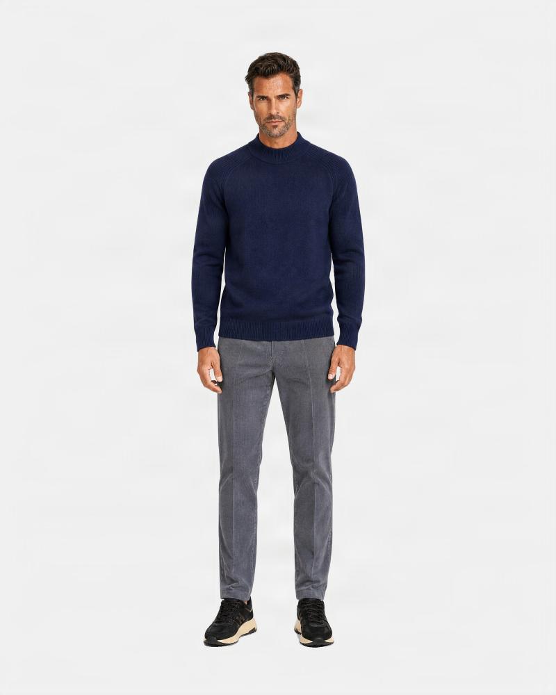 PULL D FIESOLI COL MONTANT DF0039 MARINE