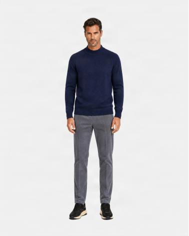 PULL D FIESOLI COL MONTANT DF0039 MARINE