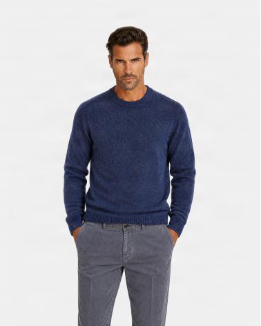 PULL D FIESOLI COL ROND DF0078 MARINE