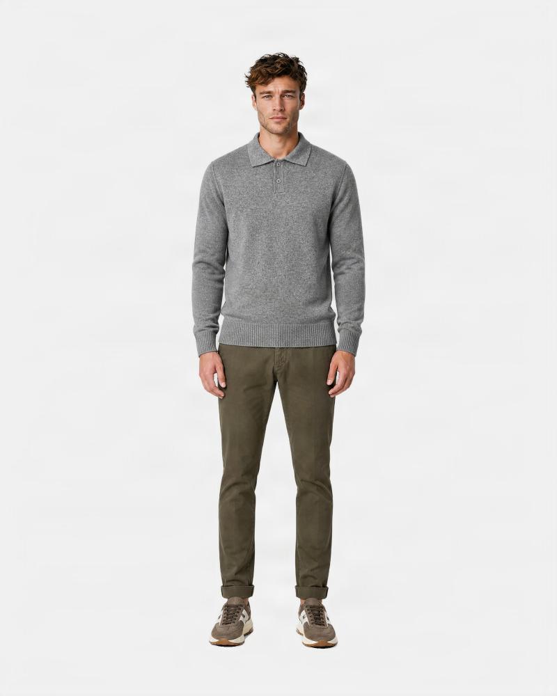 POLO MAILLE D FIESOLI DF 5130 GRIS