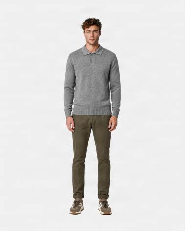 POLO MAILLE D FIESOLI DF 5130 GRIS