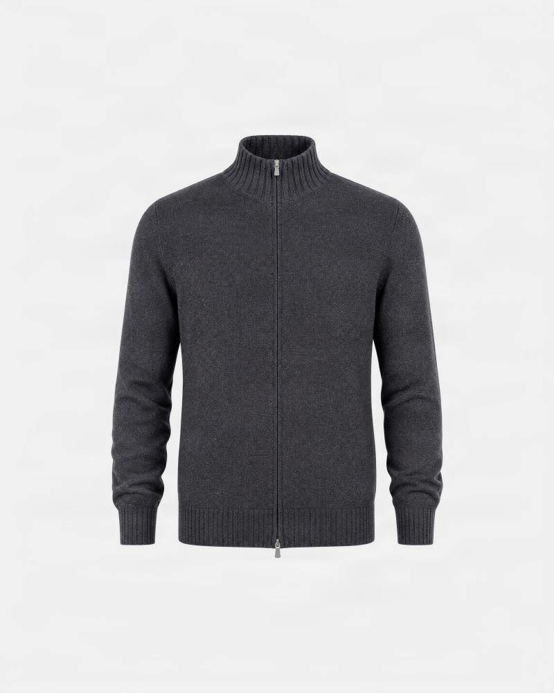 GILET GRAN SASSO FULL ZIP  GRIS ANTRACITE