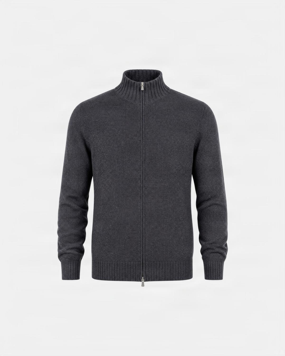 GILET GRAN SASSO FULL ZIP  GRIS ANTRACITE