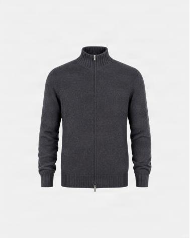GILET GRAN SASSO FULL ZIP  GRIS ANTRACITE
