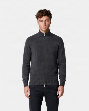 GILET GRAN SASSO FULL ZIP  GRIS ANTRACITE