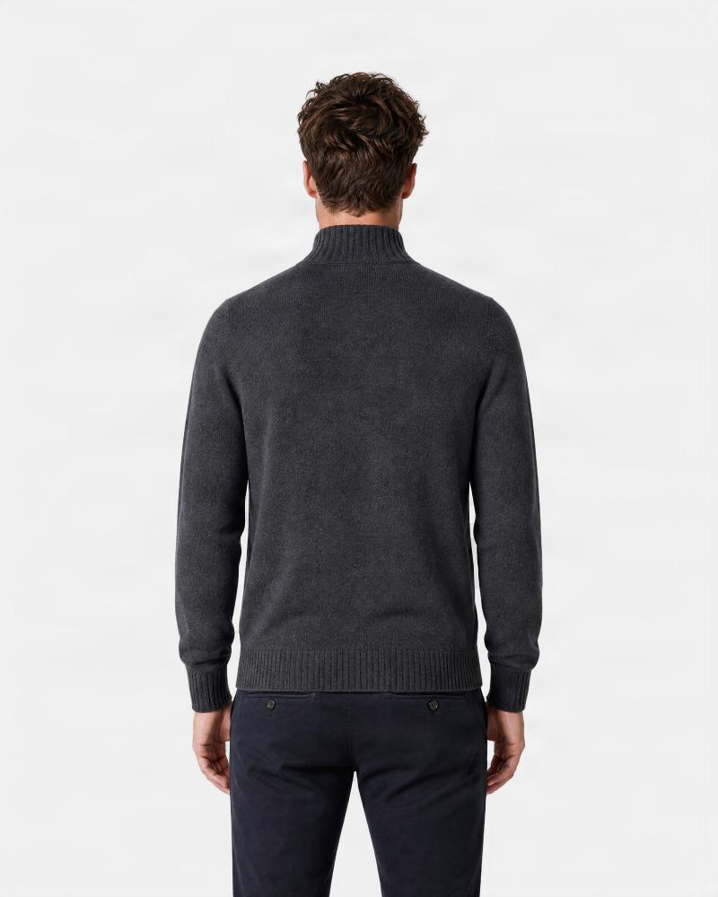 GILET GRAN SASSO FULL ZIP  GRIS ANTRACITE