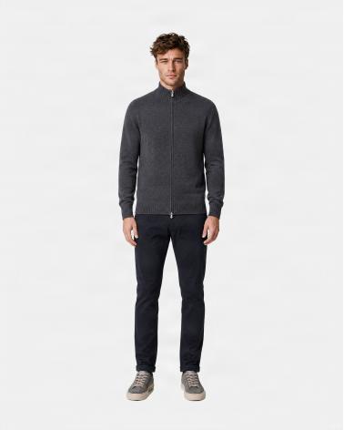 GILET GRAN SASSO FULL ZIP  GRIS ANTRACITE