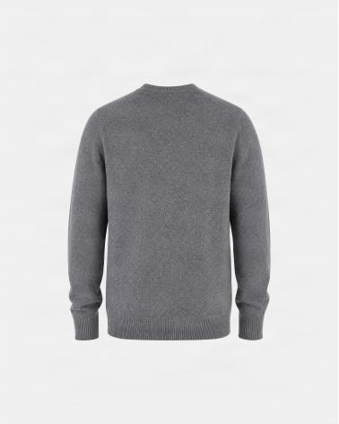 PULL COL ROND D FIESOLI  FF 0030 Laine Cashmere GRIS