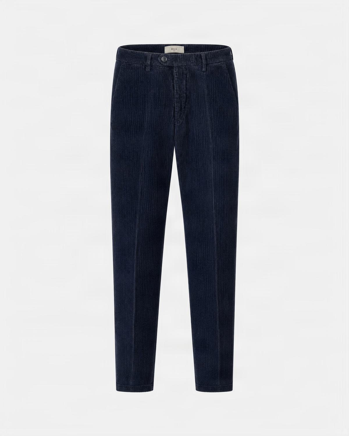 PANTALON BRIGLIA NAVIGLIO VELOURS 10 NOIR