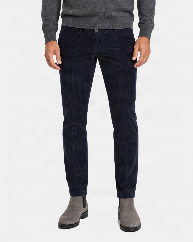 PANTALON BRIGLIA NAVIGLIO VELOURS 10 NOIR