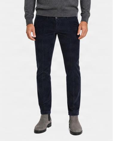 PANTALON BRIGLIA NAVIGLIO VELOURS 10 NOIR
