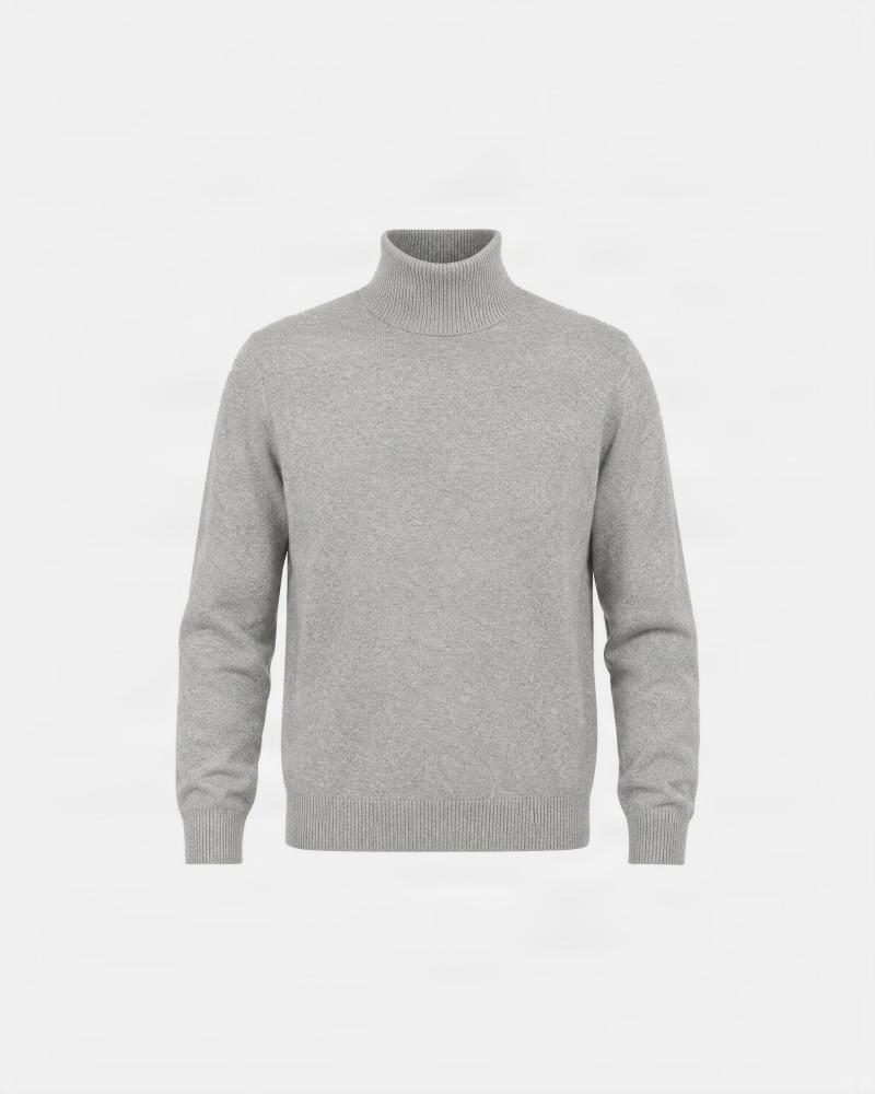 PULL COL ROULE D FIESOLI DF 033 GRIS