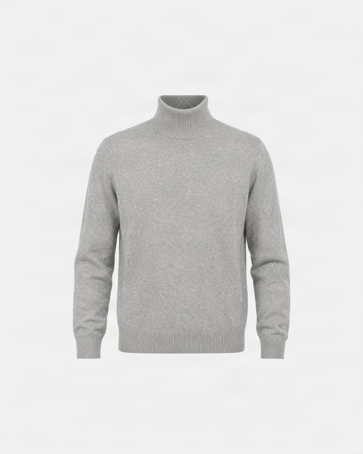 PULL COL ROULE D FIESOLI DF 033 GRIS