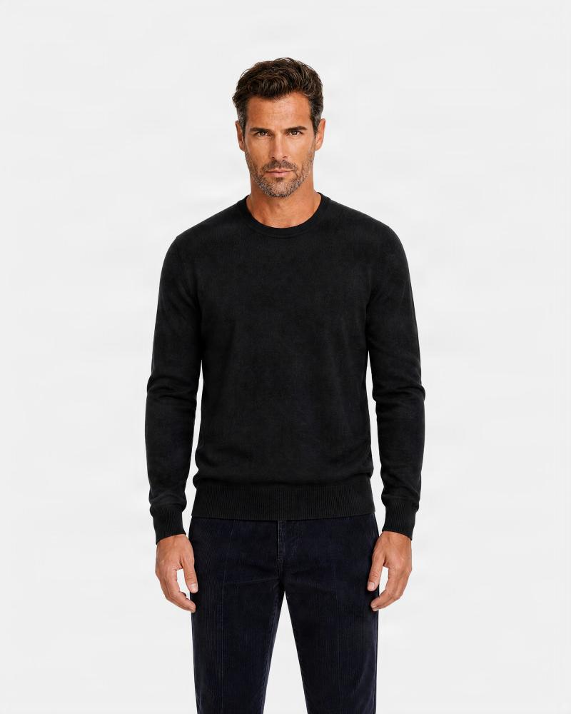 PULL COL ROND D. FIESOLI DF 0030 NOIR