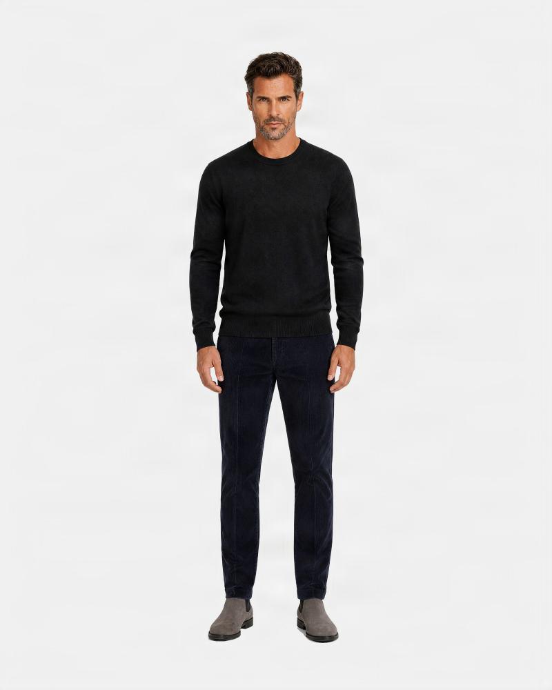 PULL COL ROND D. FIESOLI DF 0030 NOIR