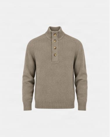 PULL  POLO GRAN SASSO SUPER GEELONG BEIGE