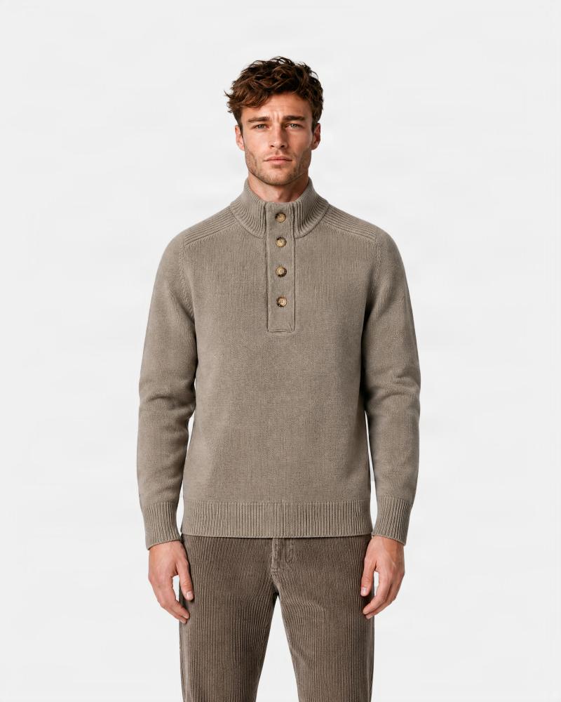 PULL  POLO GRAN SASSO SUPER GEELONG BEIGE