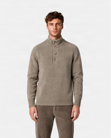 PULL  POLO GRAN SASSO SUPER GEELONG BEIGE