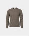 PULL COL ROND GRAN SASSO MERINOS VINTAGE BEIGE