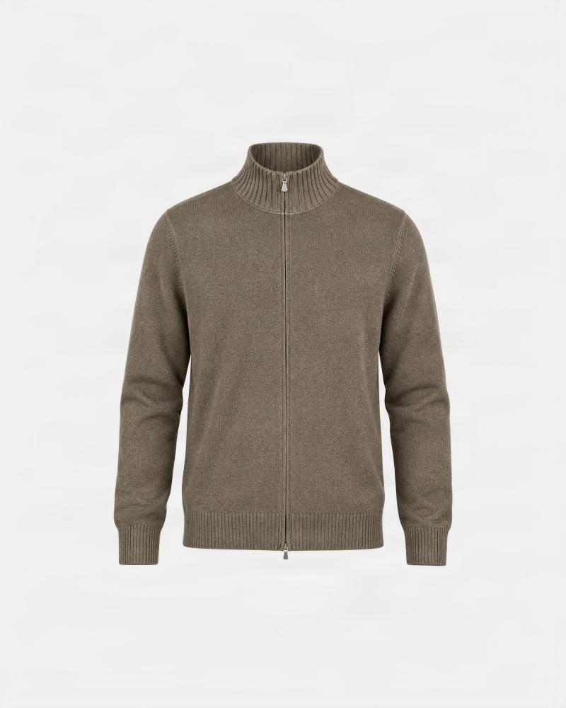GILET GRAN SASSO FULL ZIP  BEIGE