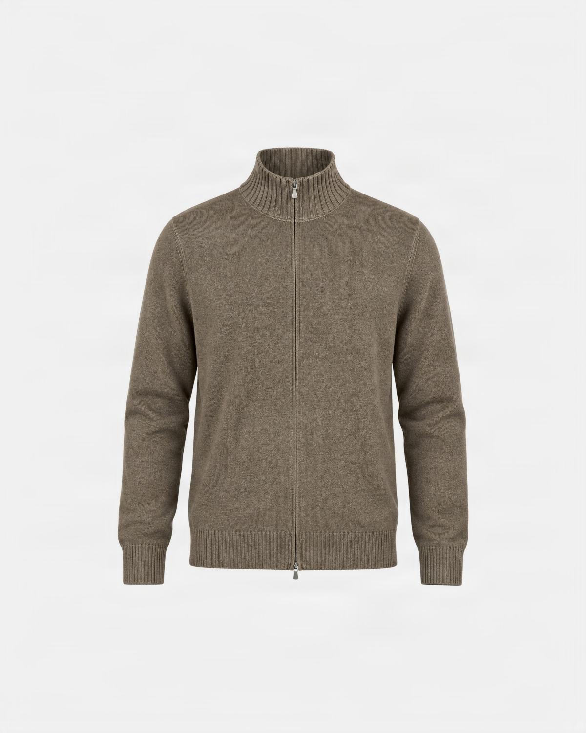 GILET GRAN SASSO FULL ZIP  BEIGE
