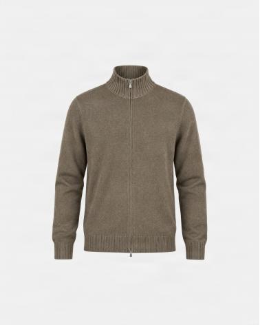 GILET GRAN SASSO FULL ZIP  BEIGE