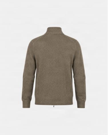 GILET GRAN SASSO FULL ZIP  BEIGE