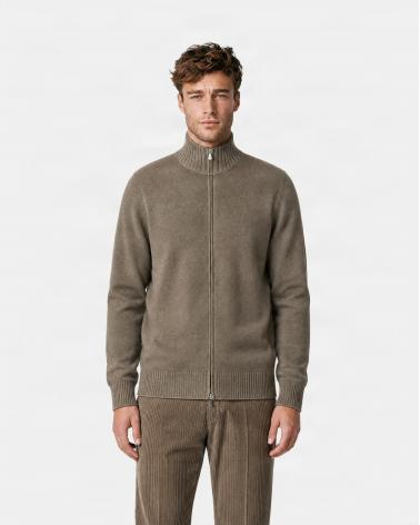 GILET GRAN SASSO FULL ZIP  BEIGE