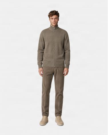 GILET GRAN SASSO FULL ZIP  BEIGE
