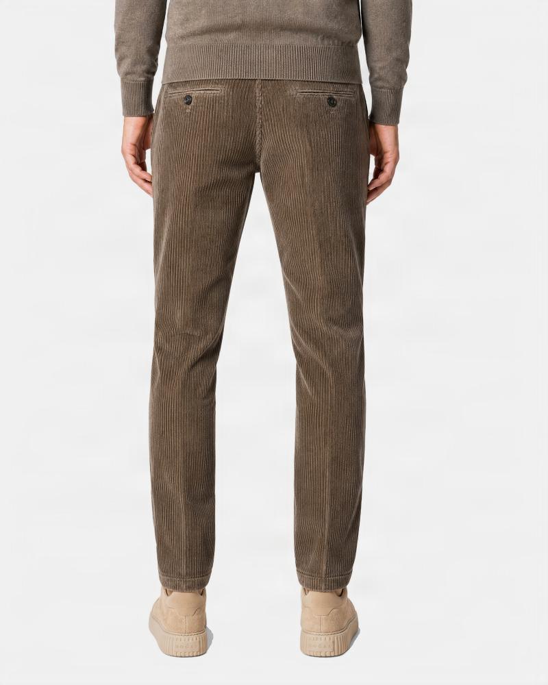 PANTALON BRIGLIA NAVIGLIO VELOURS 36 BEIGE