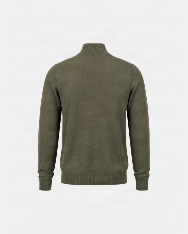 PULL POLO GRAN SASSO ZIPPÈ KAKI