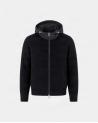 GILET CAPUCHE  GRAN SASSO ZIPPÈ NOIR