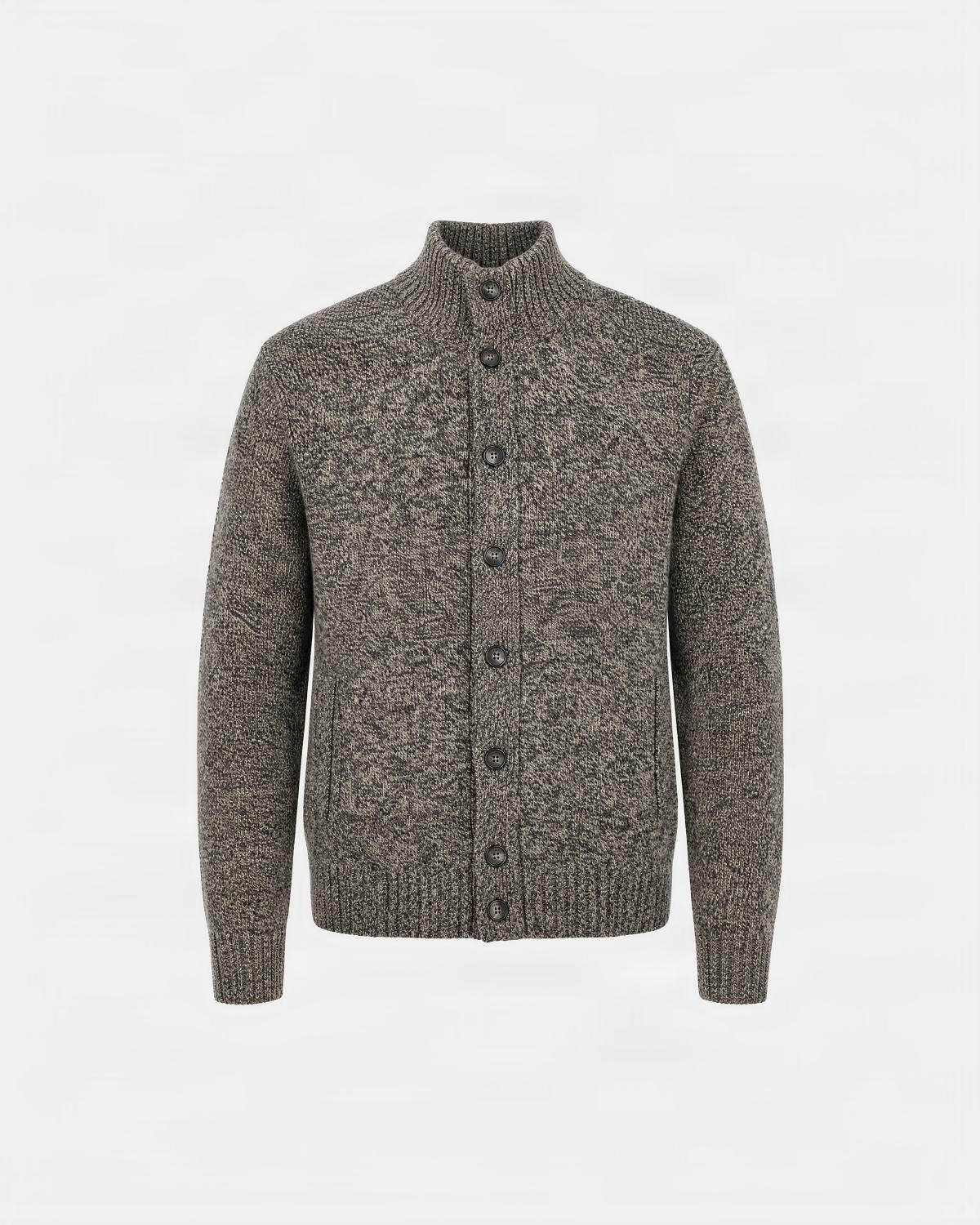 CARDIGAN SLOWEAR CHINÈ MARRON