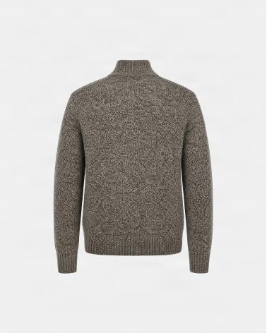 CARDIGAN SLOWEAR CHINÈ MARRON