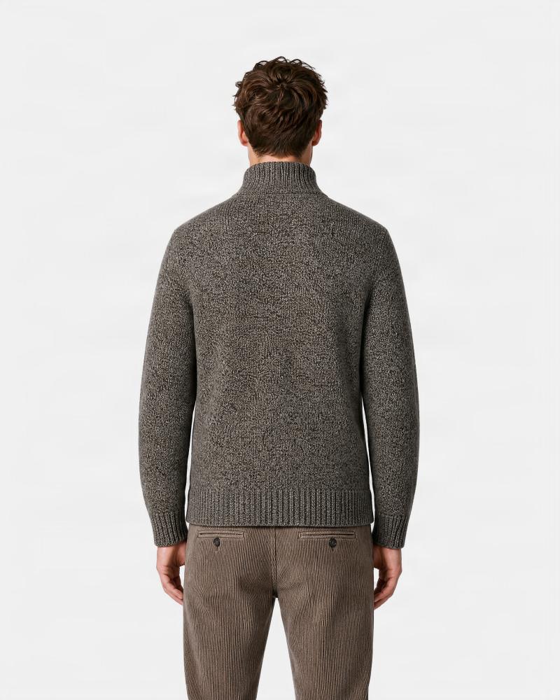 CARDIGAN SLOWEAR CHINÈ MARRON