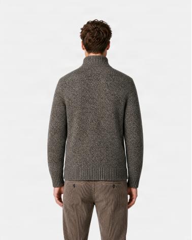 CARDIGAN SLOWEAR CHINÈ MARRON