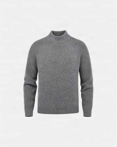 PULL D FIESOLI COL MONTANT DF0039 GRIS