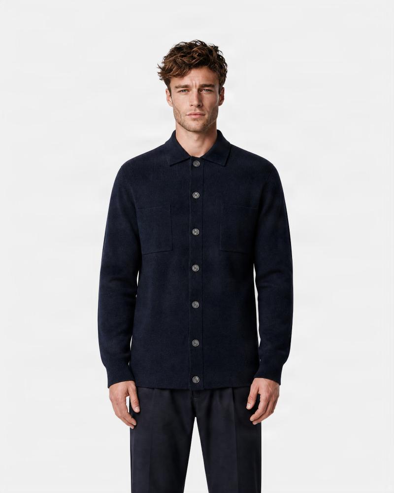 CARDIGAN D FIESOLI 00016 BOUTONNE NOIR