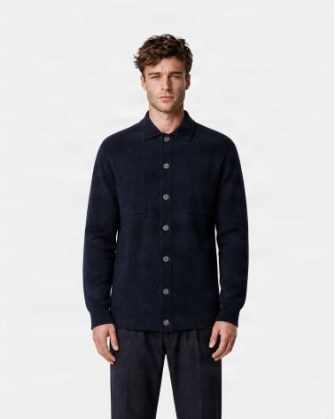 CARDIGAN D FIESOLI 00016 BOUTONNE NOIR